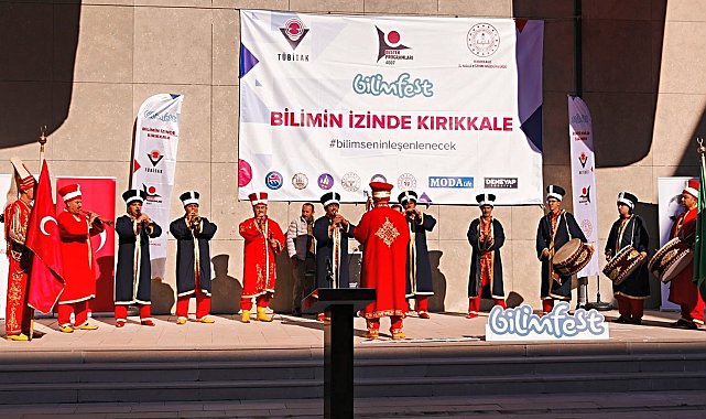 Kırıkkale'de bilim şenliği mehteran gösterisiyle başladı