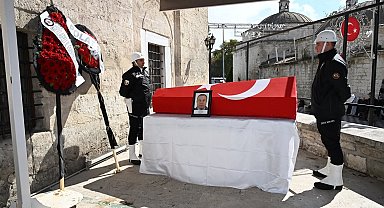 Kırklareli Emniyet Müdürlüğü personeli Mete Kapancı son yolculuğuna uğurlandı