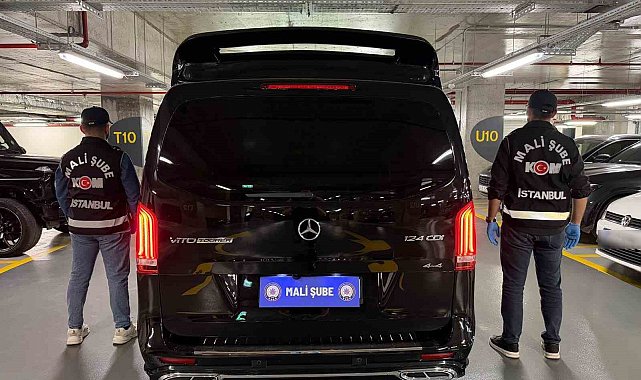 Kırmızı bültenle aranan kripto para dolandırıcılığı şüphelisinin eşi adına kayıtlı 9 araca el konuldu