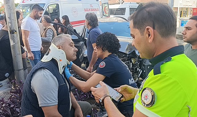 Kırmızı ışık ihlali yapan kamyonet ortalığı savaş alanına çevirdi: 2 yaralı