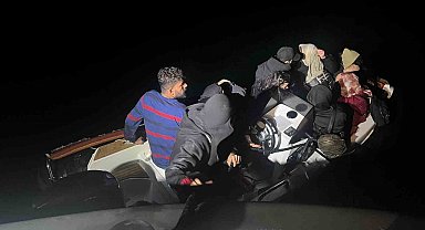 Kıyı gözetleme aracı tespit etti, yakalandılar