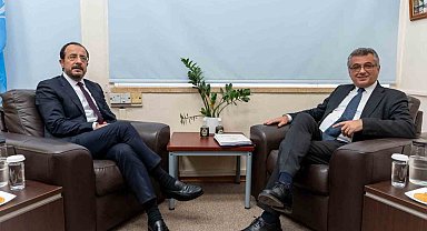 KKTC Cumhurbaşkanı Erhürman ile GKRY lideri Hristodulidis bir araya geldi
