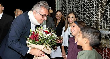KKTC Cumhurbaşkanı Erhürman ile Rum lider Hristodulidis, Barış Festivali'nde bir araya geldi