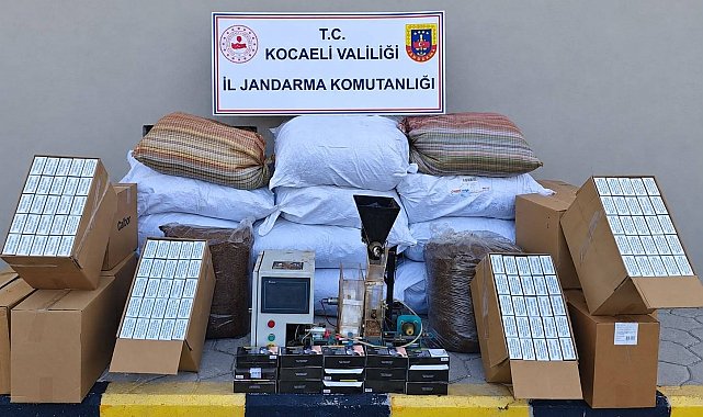 Kocaeli'de 1 milyon TL değerinde kaçak tütün ele geçirildi