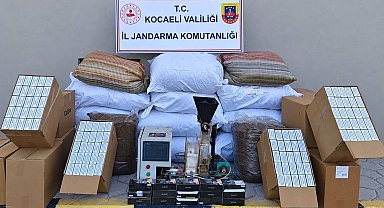 Kocaeli'de 1 milyon TL değerinde kaçak tütün ele geçirildi