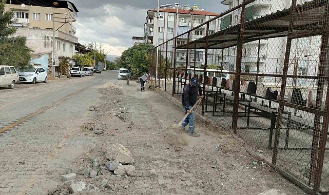Koçarlı'da yol bakım ve çevre düzenleme çalışmaları sürüyor