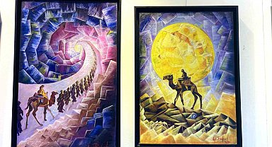 Kömürle çizdiği resimler onu "Şalvarlı Picasso" yaptı