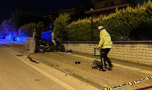 Kontrolden çıkarak trafoya çarpan motosiklet sürücüsü hayatını kaybetti