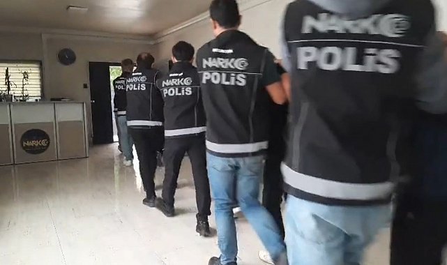 Konya'da uyuşturucu operasyonu: 8 gözaltı