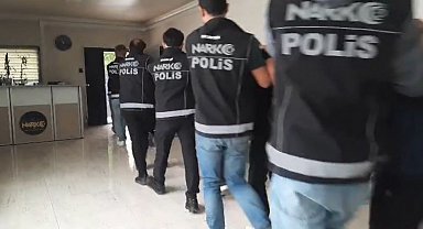 Konya'da uyuşturucu operasyonu: 8 gözaltı