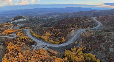 Kop Dağı'nda sonbahar renkleri mest etti