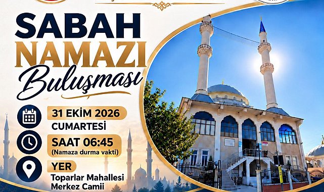 Köyceğiz'de sabah namazı buluşmaları Toparlar Merkez Camii'nde başlıyor
