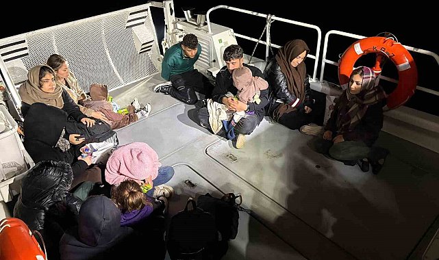 Kucaklarında çocuklarıyla yola çıkan düzensiz göçmenler yakalandı