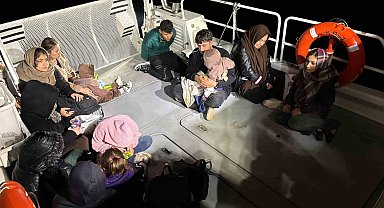 Kucaklarında çocuklarıyla yola çıkan düzensiz göçmenler yakalandı