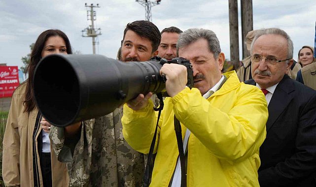 Kuş fotoğrafçıları, nadir türleri Samsun'da gözlemliyor