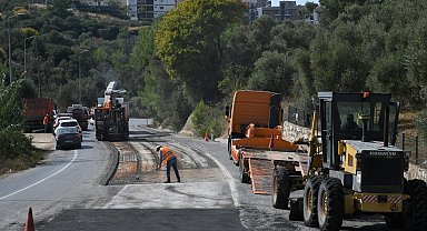 Kuşadası Aydın yolunda deforme olan bölümler yenilendi