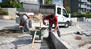 Kuşadası'nda 12 bin metrekarelik yol çalışması tamamlandı