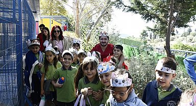 Kuşadası'nda 355 öğrenci hayvan dostlarıyla buluştu