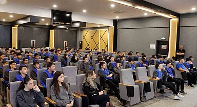 Kütahya OSB'de öğrencilere iş sağlığı ve güvenliği eğitimi verildi