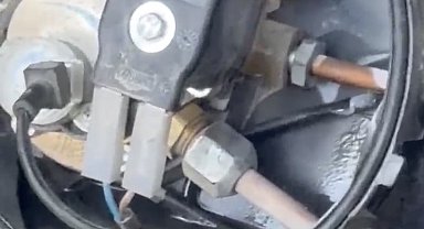 LPG sızıntısına aldırmadan yanan sigara ile dolaştı