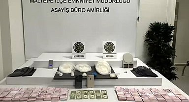 Maltepe'de zula evine operasyon: 2 kilo 150 gram uyuşturucu ele geçirildi