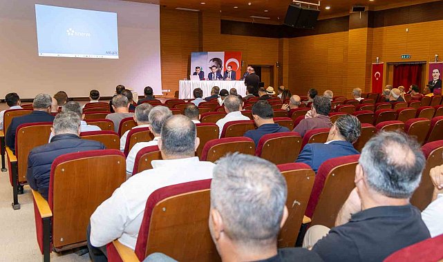 Manavgat'ta doğal gaz süreci bilgilendirme toplantısı düzenlendi