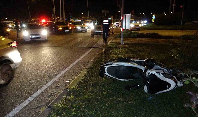 Manavgat'ta otomobil ile motosiklet çarpıştı: 2 yaralı