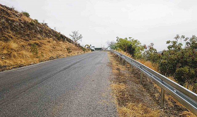 Manisa'da yollara 33 bin metre oto korkuluk