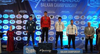 Manisalı güreşçi Balkan Şampiyonu oldu