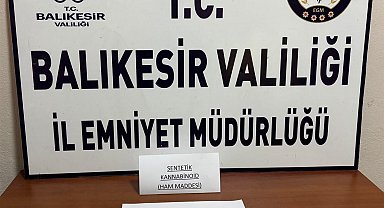 Manyas'ta uyuşturucu operasyonu: 2 şüpheli gözaltına alındı