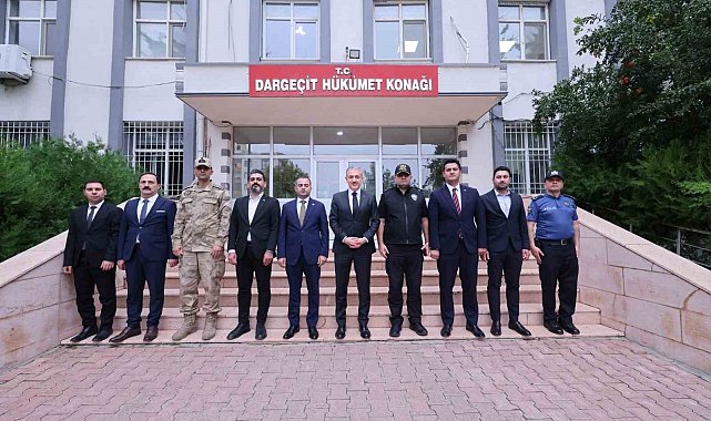 Mardin Valisi Akkoyun, Dargeçit ilçesinde incelemelerde bulundu