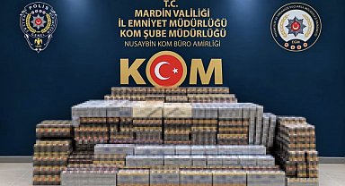 Mardin'de 22 bin 50 paket kaçak sigara ele geçirildi