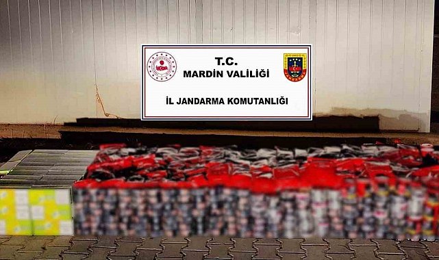 Mardin'de 5 milyon liralık kaçak ürün ele geçirildi