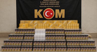 Mardin'de kaçak sigara operasyonu
