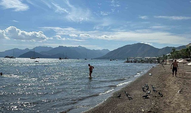 Marmaris'te Ekim ayında deniz keyfi