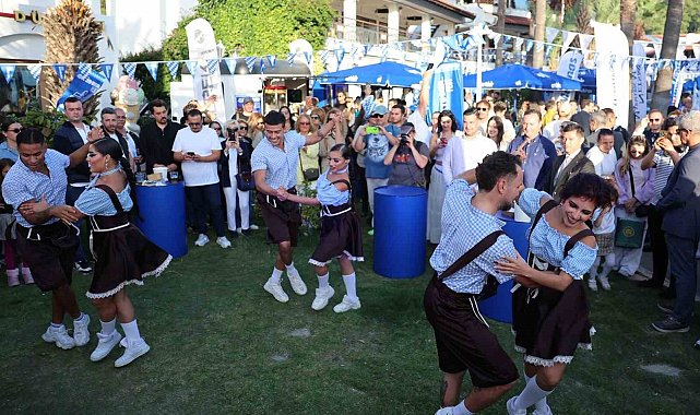 Marmaris'te sonbaharın ritmi Oktoberfest'le yükseldi