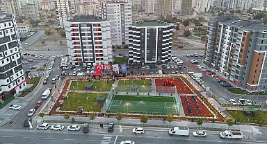 Melikgazi Belediyesi Fırat Yılmaz Çakıroğlu Parkı açıldı