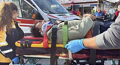 Menteşe'de otomobil ile motosiklet çarpıştı: 1 yaralı