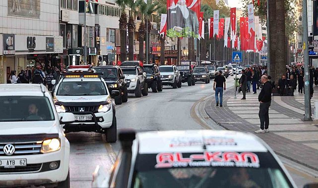 Merkezefendi'de offroad heyecanı kortej geçişi ile başladı