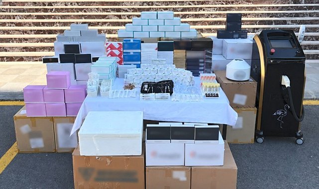 Mersin'de 10 milyonluk kaçak dolgu ve estetik malzemesi operasyonu: 2 gözaltı