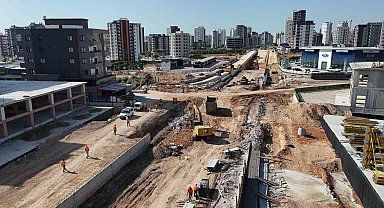 Mersin'de bin 720 metrelik kavşak projesinde çalışmalar sürüyor