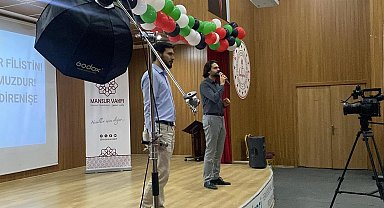 Mersin'de Gazze için anma programı düzenlendi