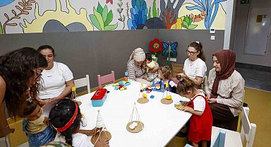 Mersin'de oyun atölyeleri çocukların gelişimine katkı sağlıyor