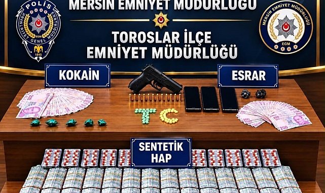 Mersin'de torbacı operasyonu: 4 tutuklama