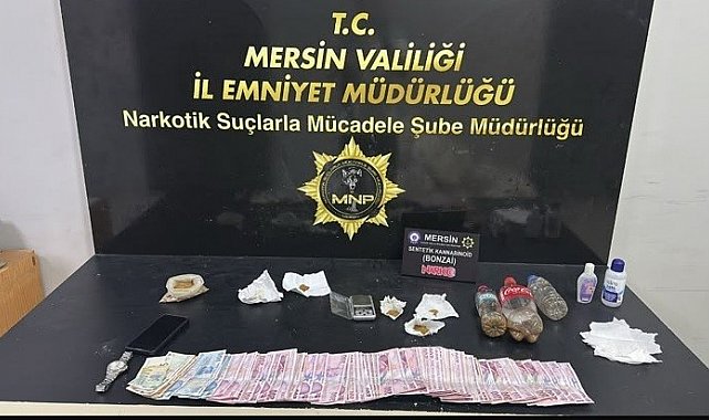 Mersin'de uyuşturucu operasyonu: 2 tutuklama
