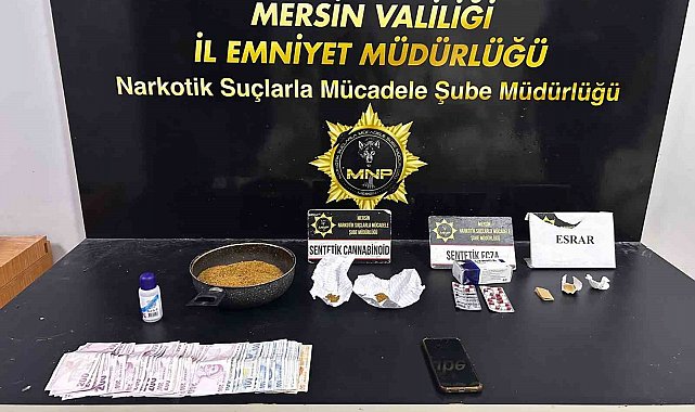Mersin'de uyuşturucu operasyonunda 1 şüpheli tutuklandı