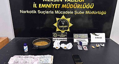 Mersin'de uyuşturucu operasyonunda 1 şüpheli tutuklandı