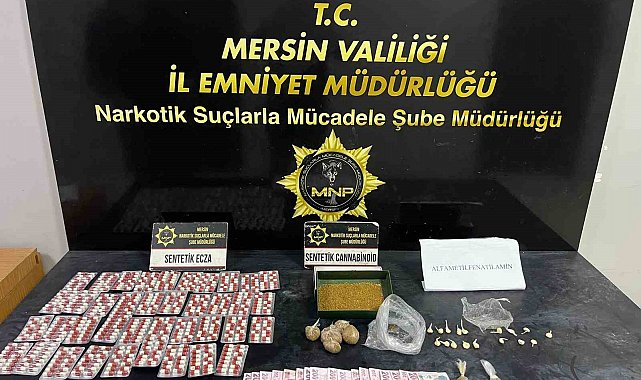 Mersin'de uyuşturucu operasyonunda 2 şüpheli tutuklandı