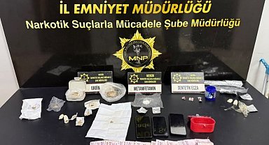 Mersin'de uyuşturucu taciri 5 şüpheli yakalanıp tutuklandı