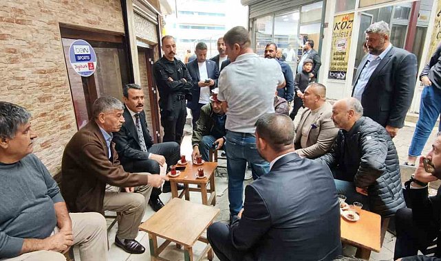 MHP Diyarbakır İl Başkanı Özcoşkun sokak sokak gezerek 'Terörsüz Türkiye' sürecini anlatıyor